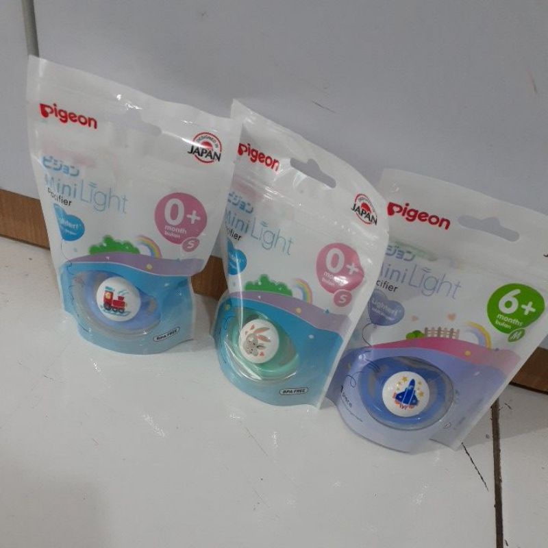 Pigeon Slicone Pacifier/ empeng bayi 0m+ dan 6m+