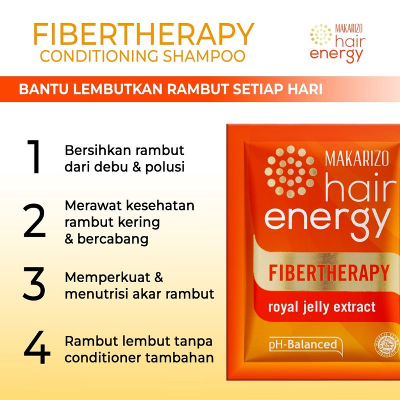 MAKARIZO Hair Energy Fibertherapy Conditioning Shampoo 10ml