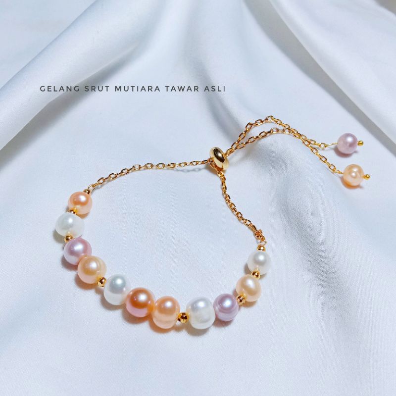 Gelang Srut Wanita Mutiara Asli Bersertifikat||gelang tangan bangle||gelang mutiara asli||gelang wan