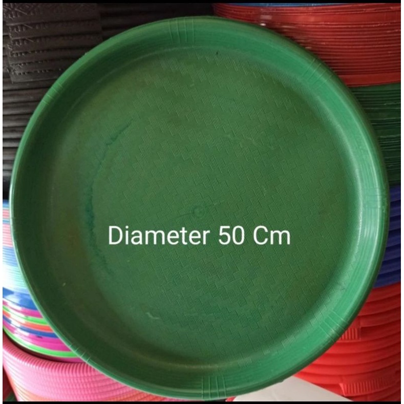 Tampah Plastik bulat/ Nampan Plastik bulat Diameter 50 cm (Gojek/Grab)