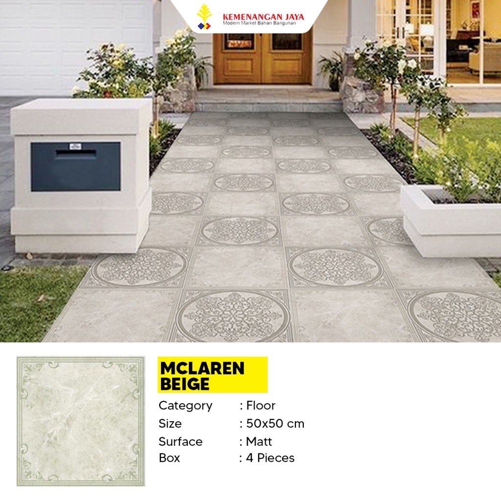 Keramik Murah Centro McLaren Beige 50x50 Kw A