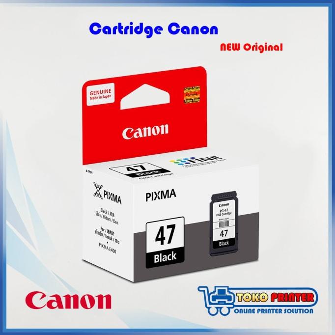 Cartridge Canon Printer E400, E410 Black Catridge PG-47 NEW