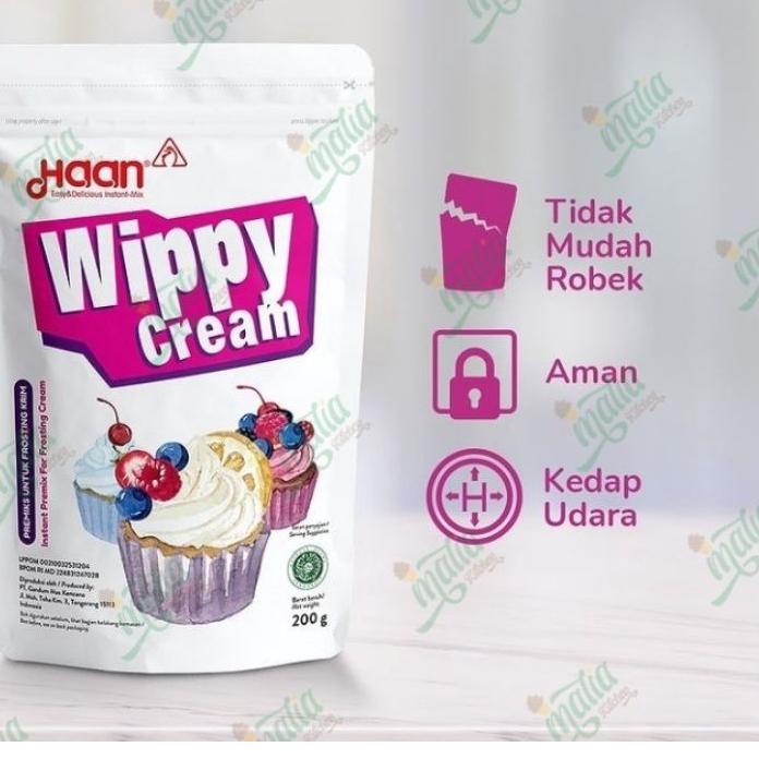 

COD✔️haan whippy cream toping bubuk instan 200 gram|KD5