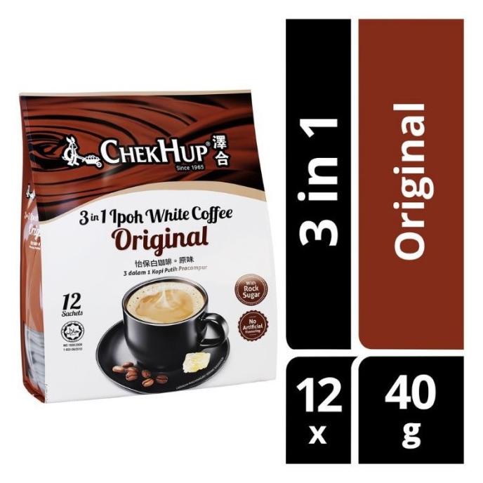

[BISA COD] Chek hup 3in1 ipoh white coffee/kopi check hup 3in1 BPOM
