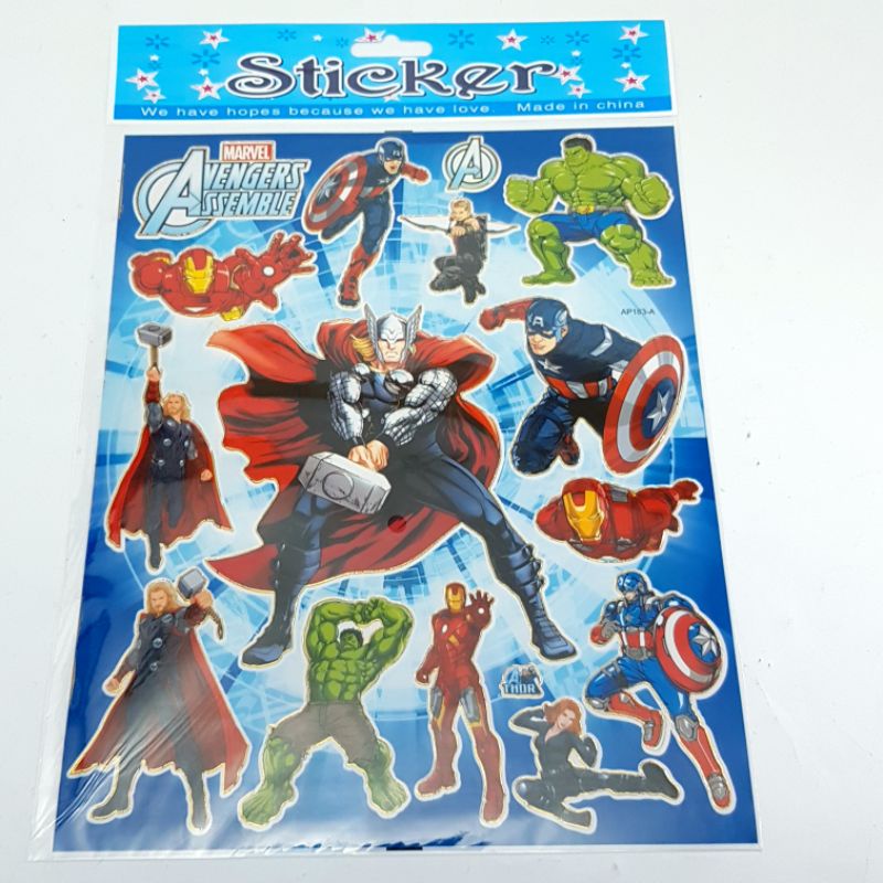 

Sticker Laser Avengers AP183-A/AP183-B