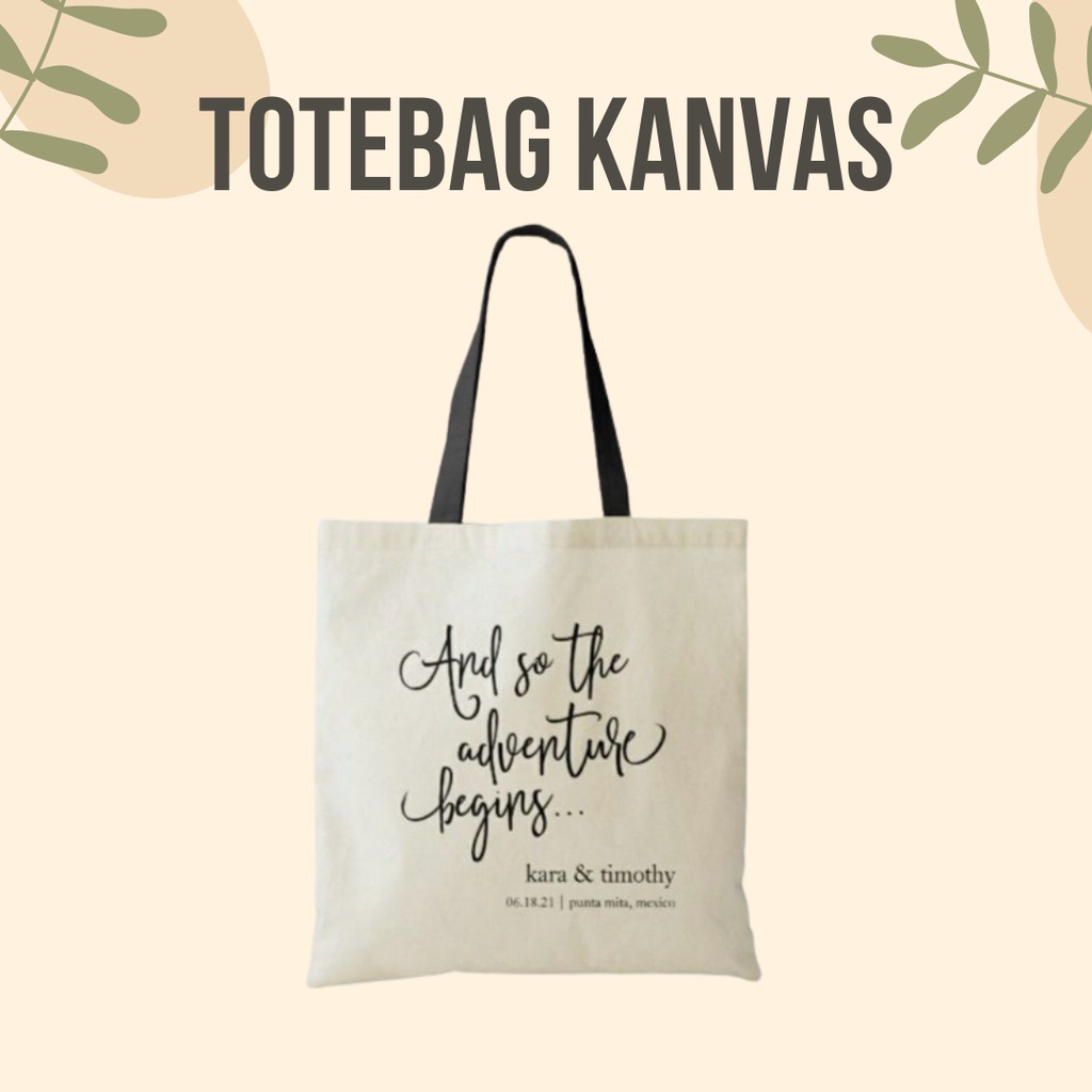 Jual Totebag Kanvas Totebag Murah Custom Totebag Souvenir Totebag