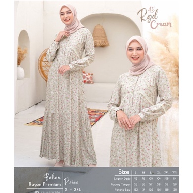 GAMIS MOTIF KEMBANG RAUNA RGD 45