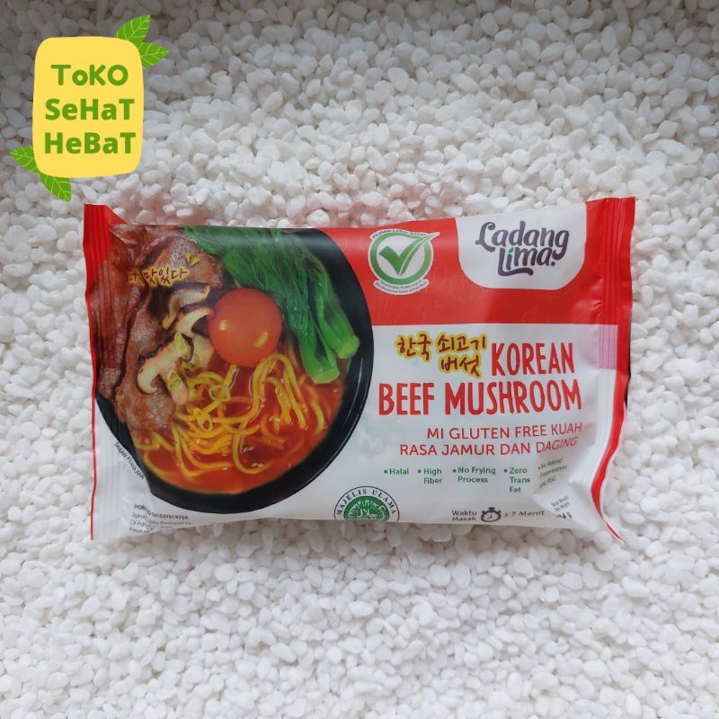 

Ladang Lima Mie Korean Beef Mushroom Gluten Free