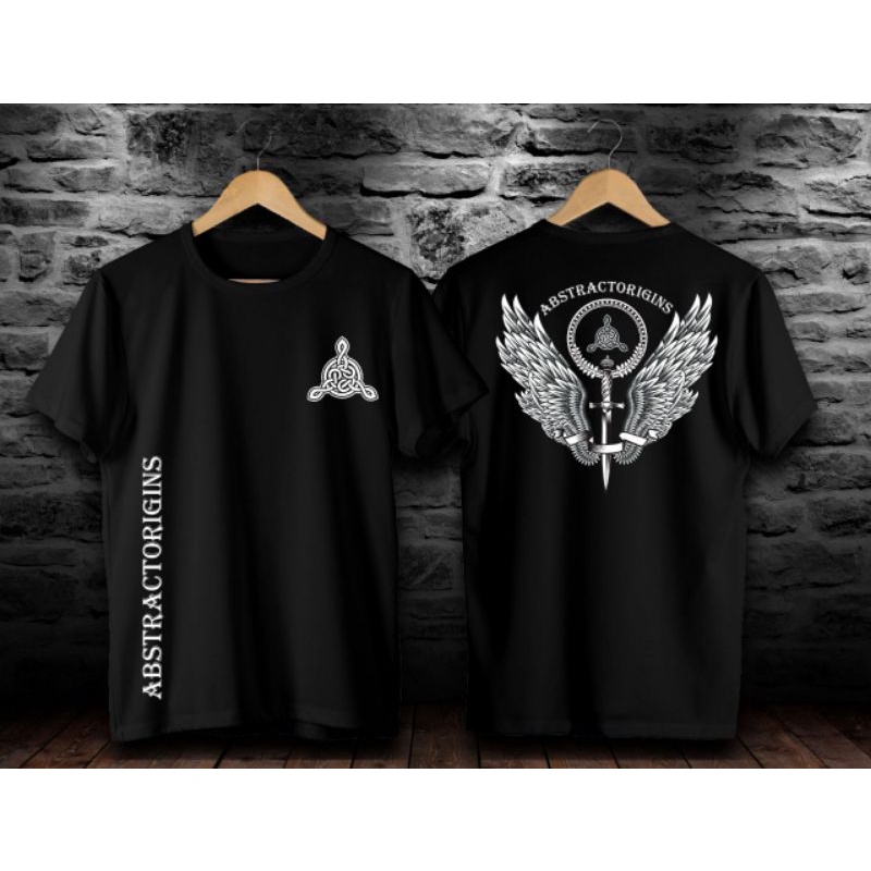 Baju kaos distro lengan pendek pria keren kekinian / kaos sayap pria / kaos sayap terbaru