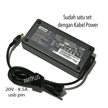 Charger Adaptor Laptop Lenovo Ideapad Y720-15IKB 45N0373 20v 8.5a USB