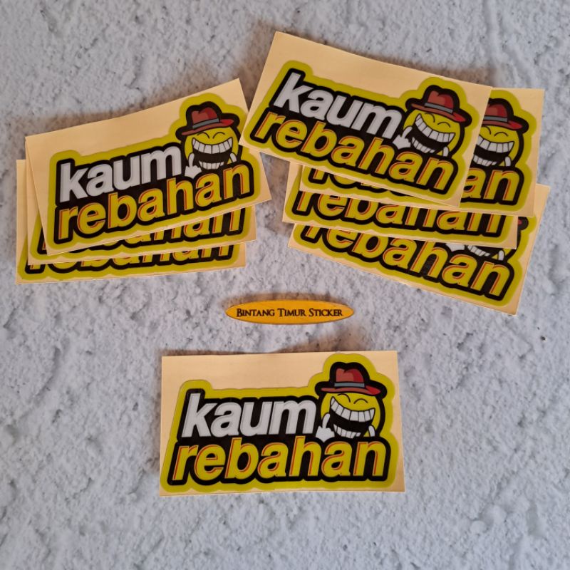 

STICKER KAUM REBAHAN PRINT CUT