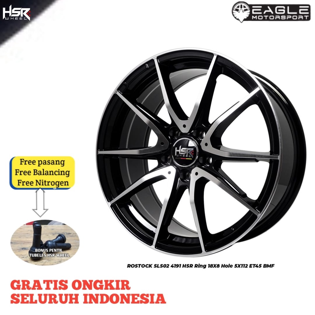 EAGLE | VELG MOBIL R18 RING 18 HSR ROSTOCK SLS VELG MERCY BMW ALPINA CAMRY CIVIC