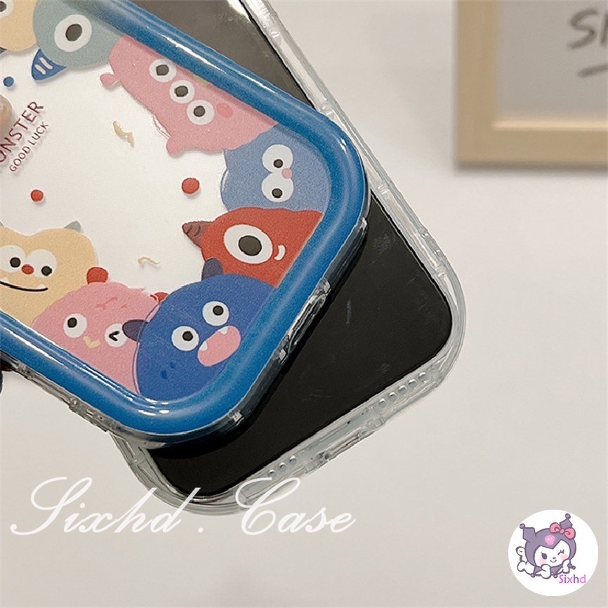 Realme Soft Case Pelindung Desain Kartun Monster Kamera 3D Untuk C35 C31 C30 C25Y C21Y C25 C15 C12 C11 C21 C20 C17 C3 9i 7i 6i 5i 5s 5 Narzo 50A