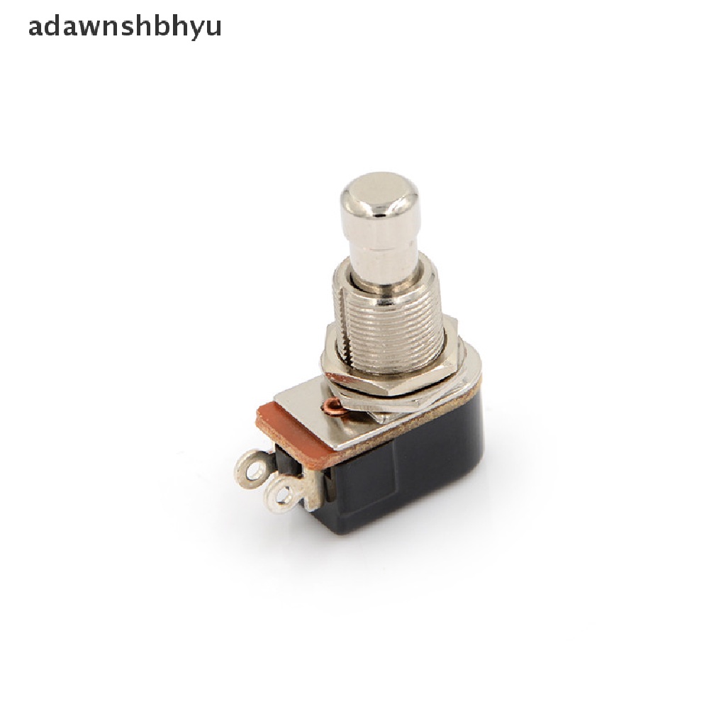 Adawnshbhyu New Saklar Gitar Listrik Momentary Push Button Foot Switch SPST ID