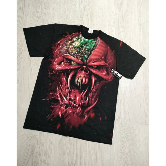 [New Old Stock] AOP ©2010 IRON MAIDEN - THE FINAL FRONTIER WORLD TOUR 2010 (M) KAOS BAND IMPORT ORIG