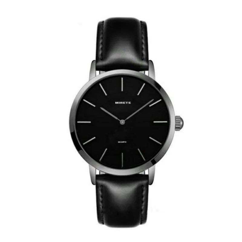 NEW Jam Tangan Wanita mirete Tali Kulit Anti Air Analog Quartz // Jam Tangan Wanita Termurah model Bulat // Jam Tangan Fashion Korea Kekinian // Jam Tangan Wanita Kasual Barang Import Bayar Di Tempat