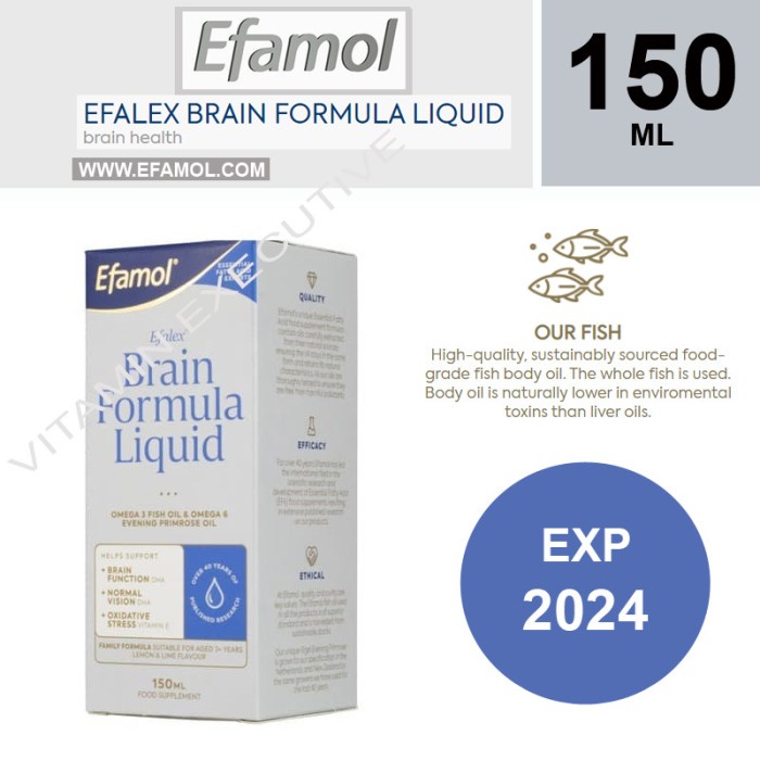 Efamol Efalex Brain Formula Liquid (150ml)