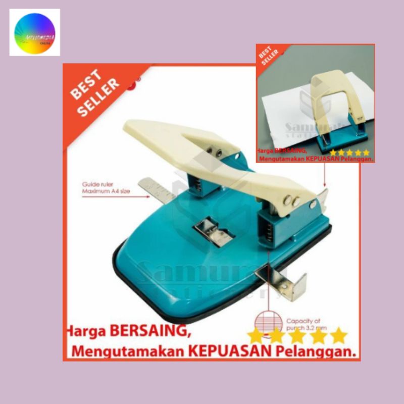 

Pembolong Kertas UKURAN BESAR No.85 Lubang 2(ORIGINAL PRODUK)