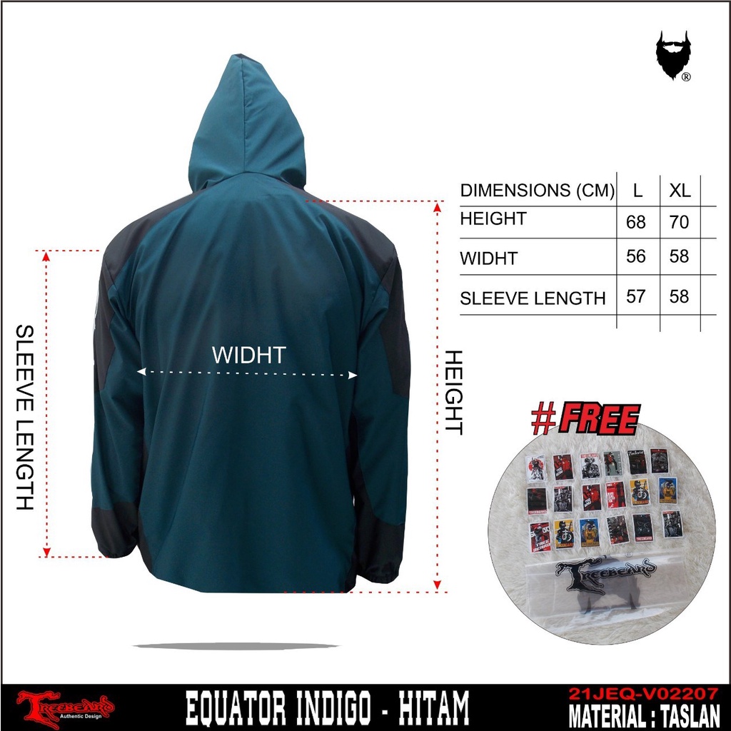 AKN JAKET PRIA CLIMBSCAPE STROMLINE RAPPERWEAR RAMBERLEA / JAKET HOODIE PARASUT / JAKET MOTOR / JAKET ANTI AIR ORIGINAL TREEBEARD