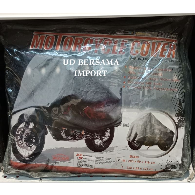 Sarung Penutup Motor 4 Lapis/Cove Motor/Sarung Pelindung Motor Uk. M