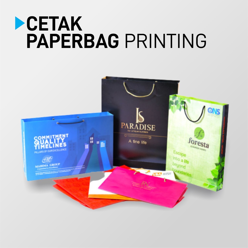 

PAPERBAG CUSTOM TERMURAH FULL COLOUR TAS SKINCARE, OLSHOP, WEDDING DLL
