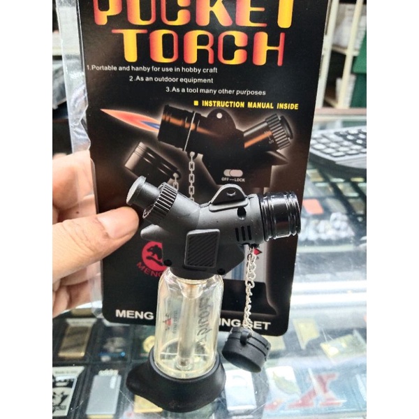 Korek Api Power Pocket Torch Turbo// Korek Api Las//Korek Api Butane Power