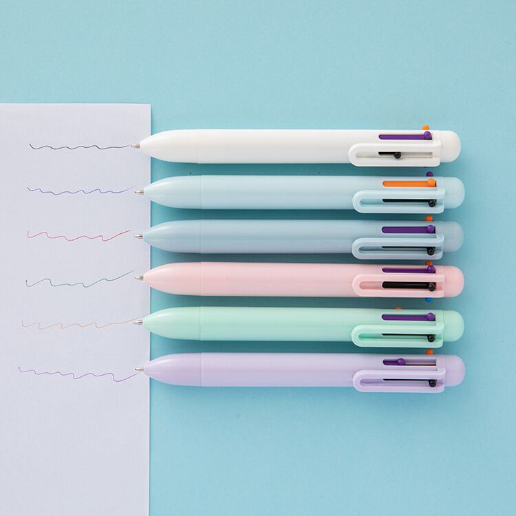 

Pulpen Mekanik 6 Warna Macaron Pastel Color Ins Korea