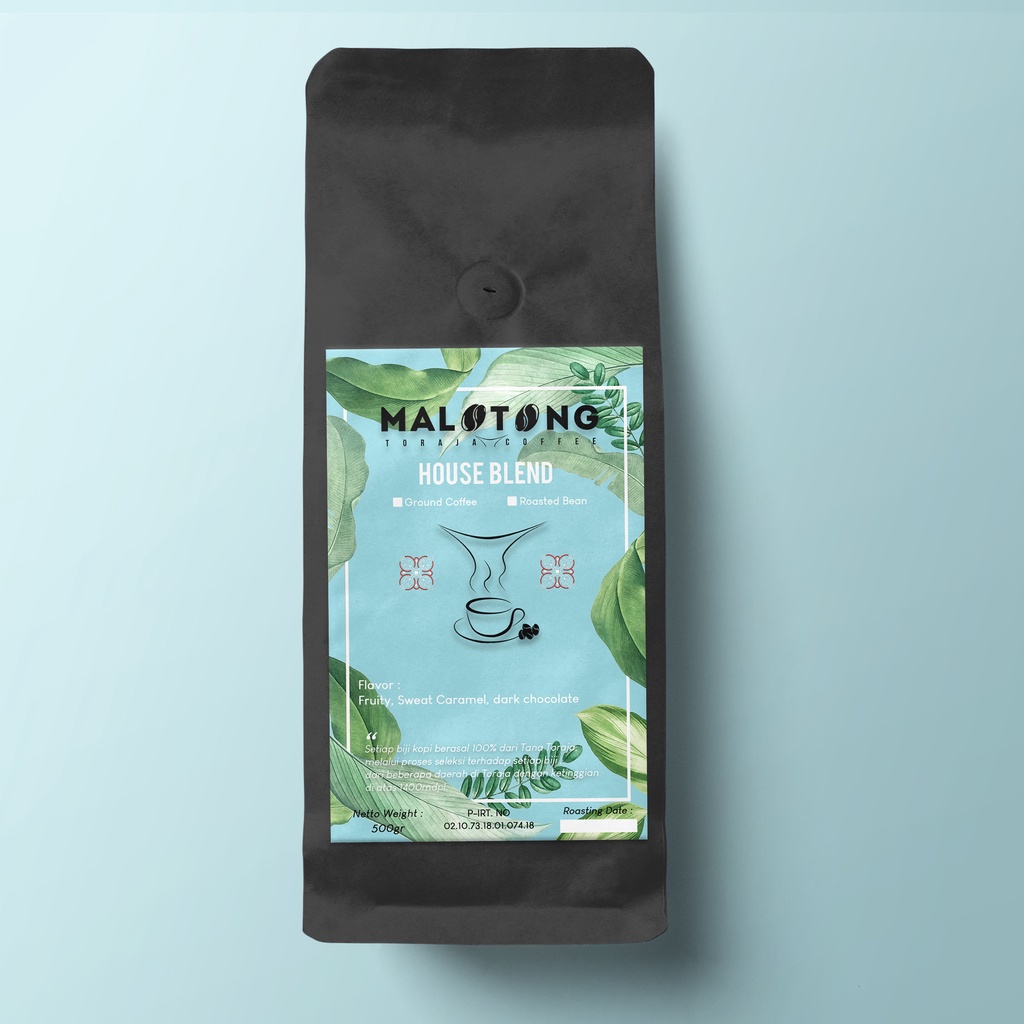

MALOTONG Kopi Italian House Blend Maballo 1 KG Biji Kopi Dan Kopi Bubuk / Toraja Coffee