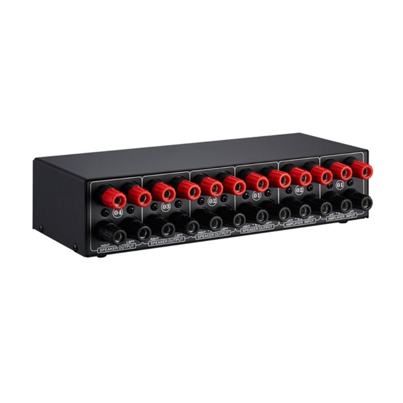 Zzz 2in4 Out Speaker Selector Switch Saklar Sinyal Power Amplifier Receiver Splitter Box