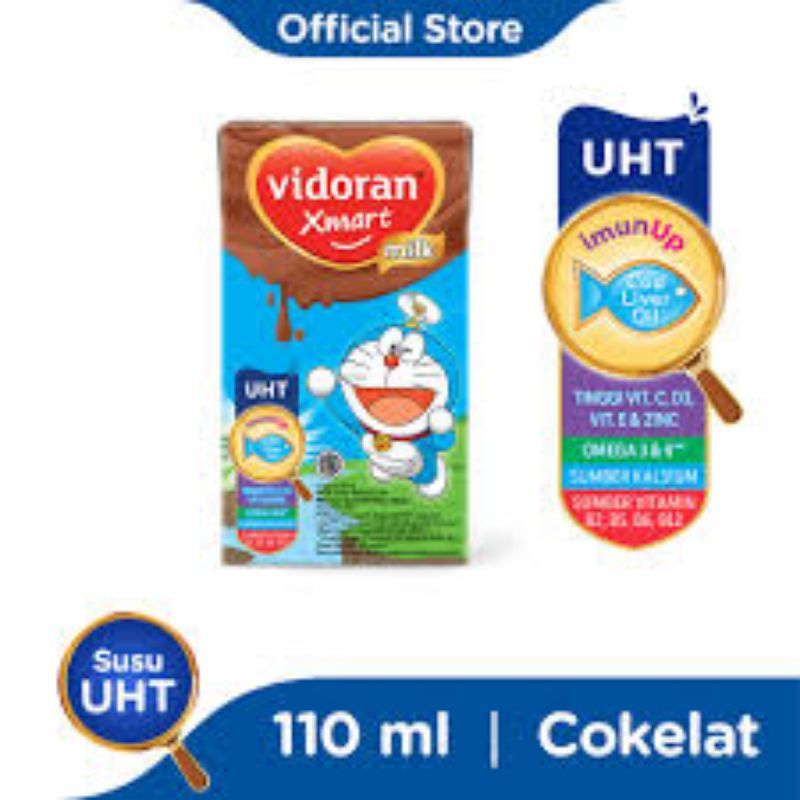 

VIDORAN XMART 110ML SUSU UHT VARIAN COKLAT/STRWBERY