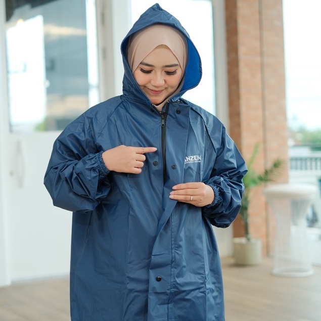 KANZEIN JAS HUJAN SETELAN JAKET ROK WANITA CEWE LENTUR AWET ANTI AIR BY KANZEIN