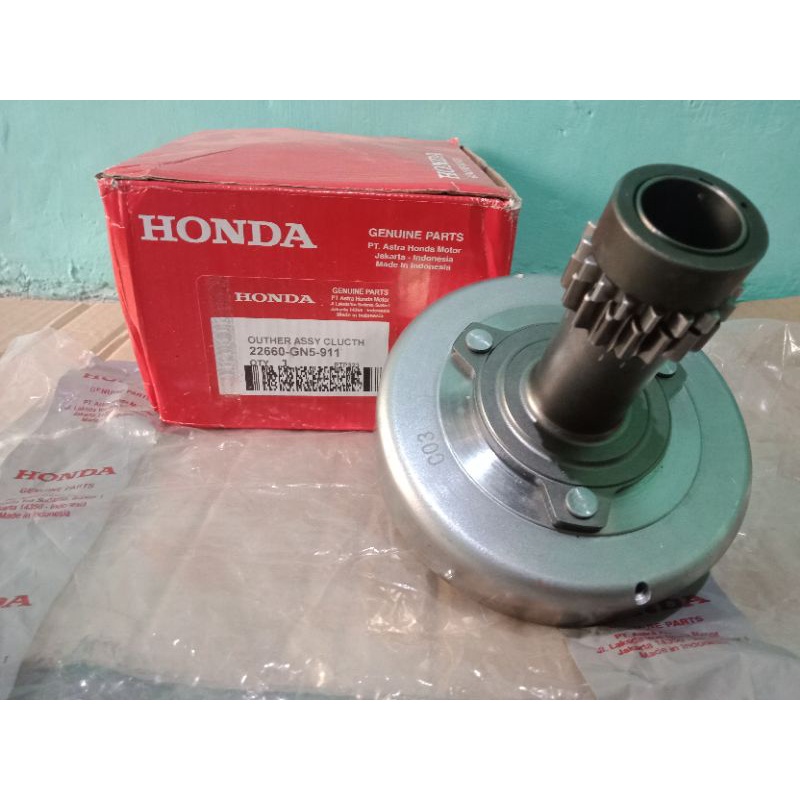 Mangkok ganda kopling Assy GN 5 original Honda Supra x 100 grand Astrea prima