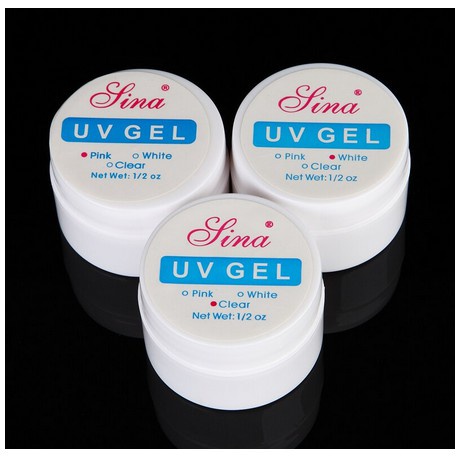 Builder Gel SINA / Sina Uv Nail Gel Builder Warna Transparan Untuk Manicure