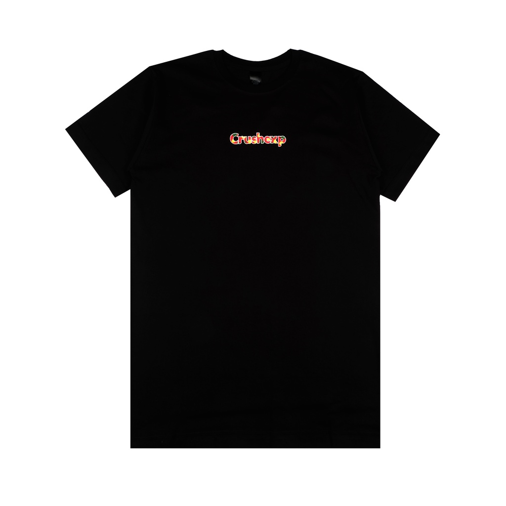 CRUSH EXP Kaos Pendek  - BLACK