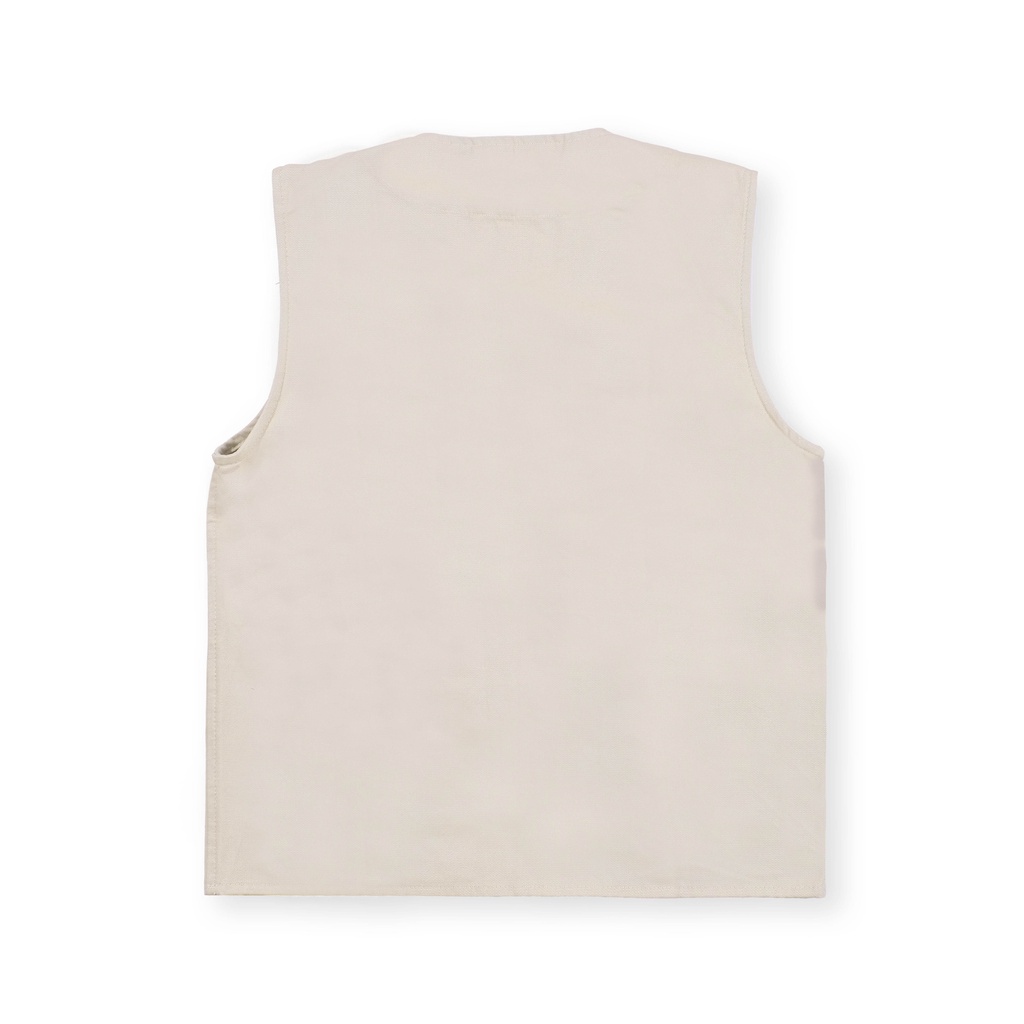 ORCA - Plait Chore Vest, Beige