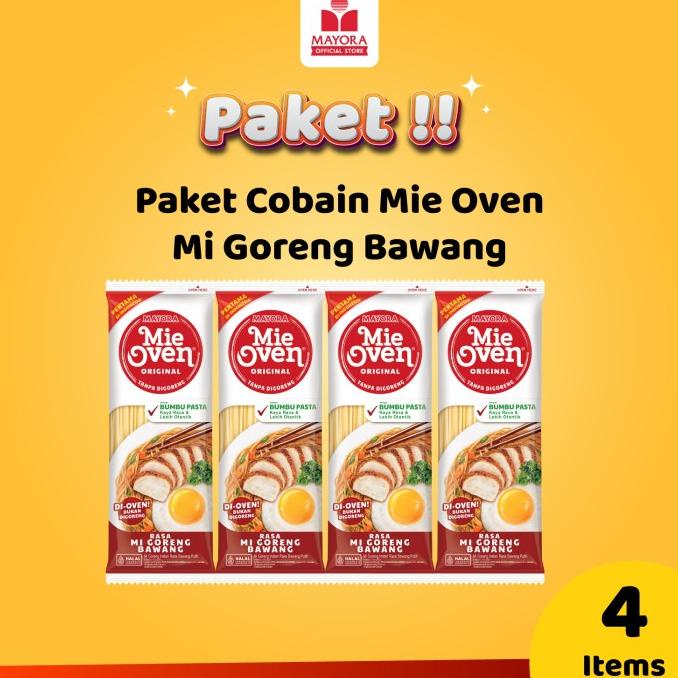 

Mie Oven Mi Instan Goreng Bawang 4 pcs