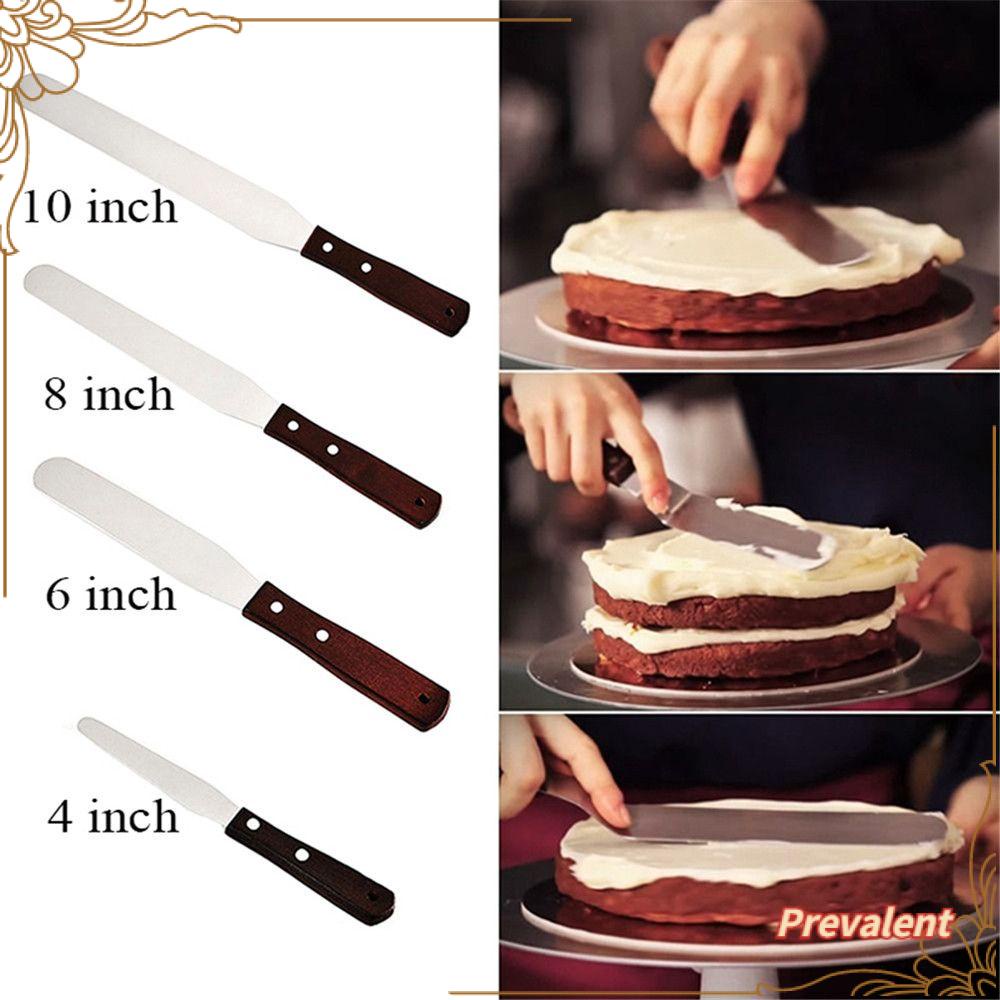 Preva 4pcs 6pcs 8pcs 10inch Spatula Kue Alat Dapur Kue Pastry Baking Icing Frosting