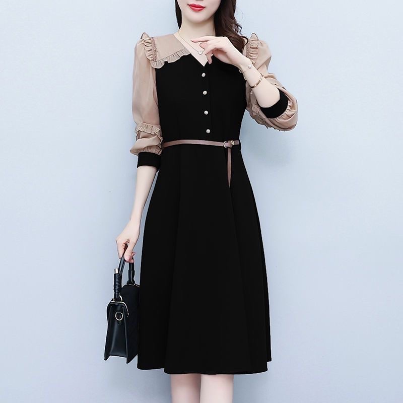 DRESS FORMAL V-NECK FREE BELT M257