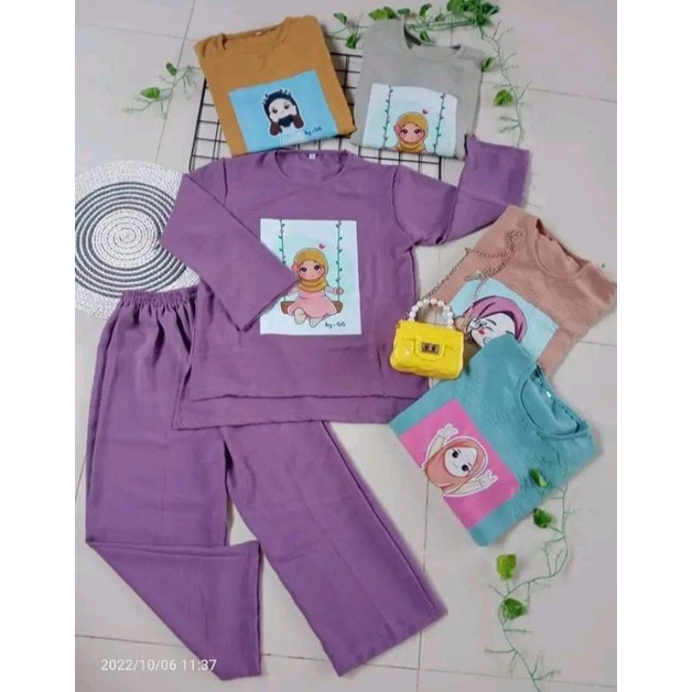 SETELAN ANAK TERBARU USIA 2-10 TAHUN l/ CRINGKLE AIRFLOW / PAKAIAN SET CRINGKLE ANAK AIRFLOW/ ONE SET ANAK BAHAN AIRFLOW