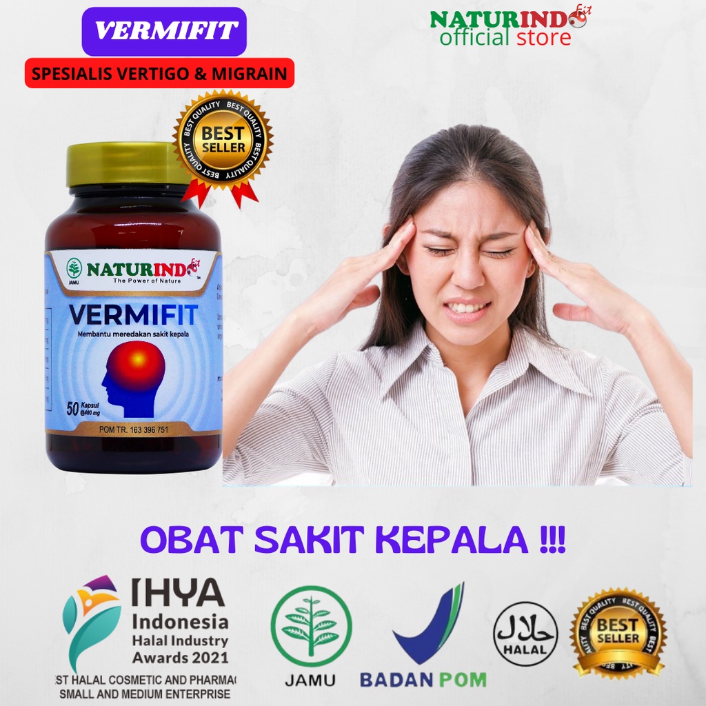 Jual Obat Sakit Kepala Vertigo Migrain Pusing Kepala Insomnia Herbal