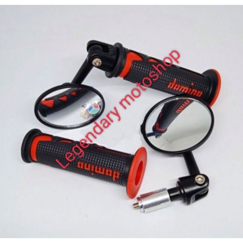 Sarung Gas Domin0 Shark Plus Spion Cembung Universal Semua Motor