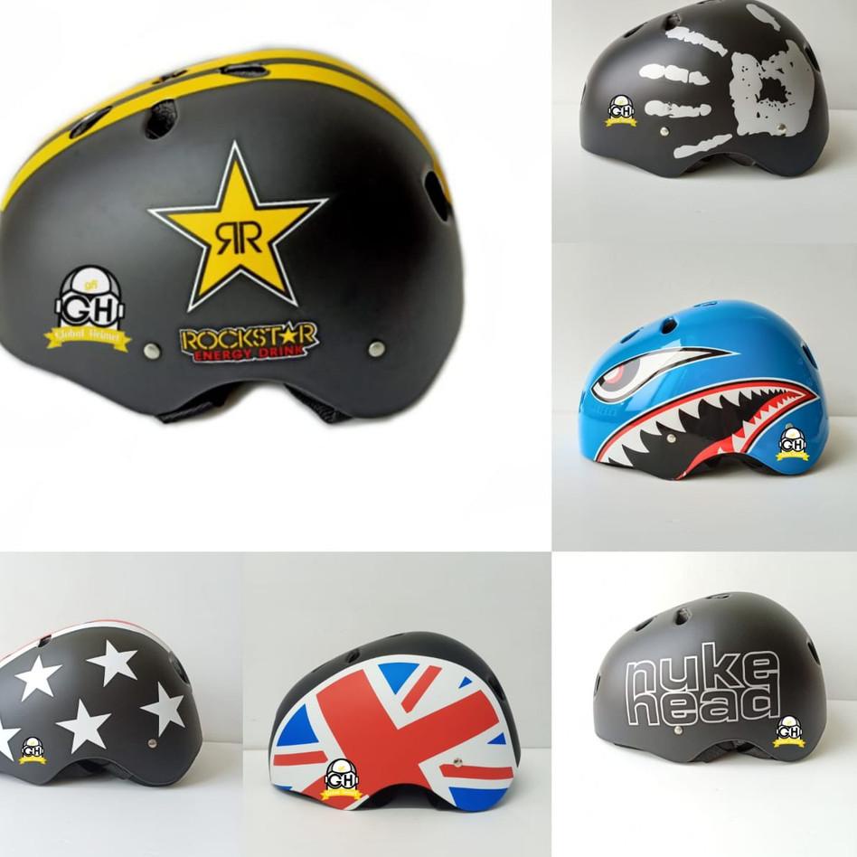 Harga Termurah HELM SEPEDA NVR MOTIF HELM SEPEDA BMX HELM SEPEDA MURAH