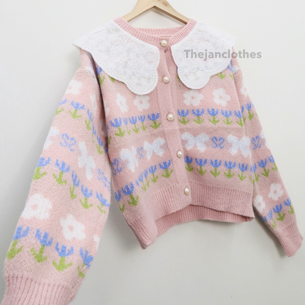Keyva knit cardy top - Thejanclothes