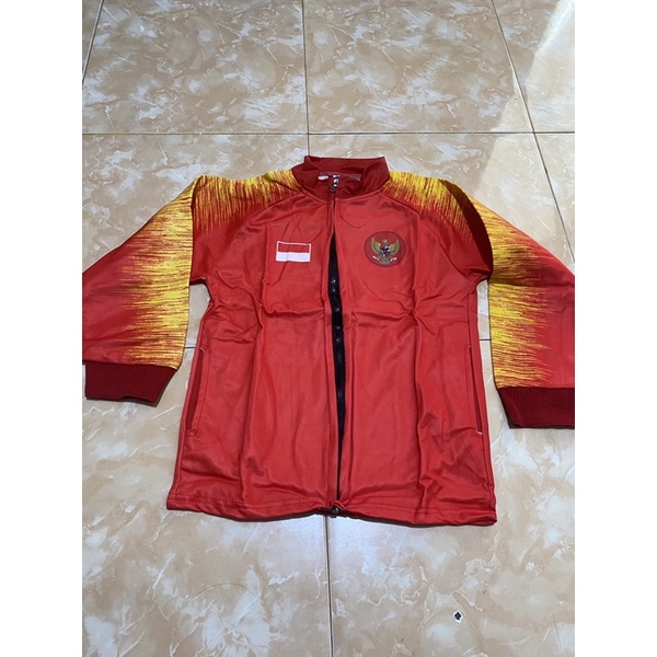 JAKET TRACTOP TIMNAS INDONESIA ANAK 4-6 TAHUN