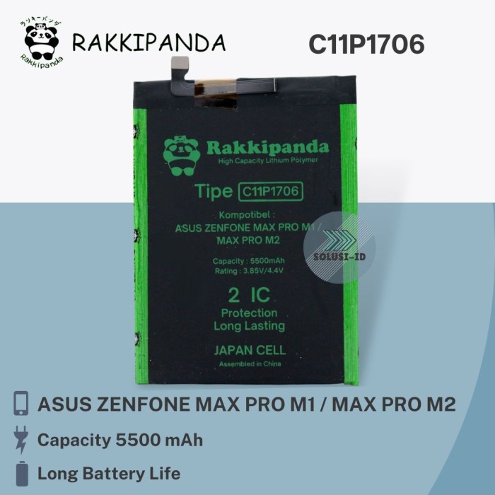 RAKKIPANDA BATERAI ASUS ZENFONE MAX PRO M1/ MAX PRO M2