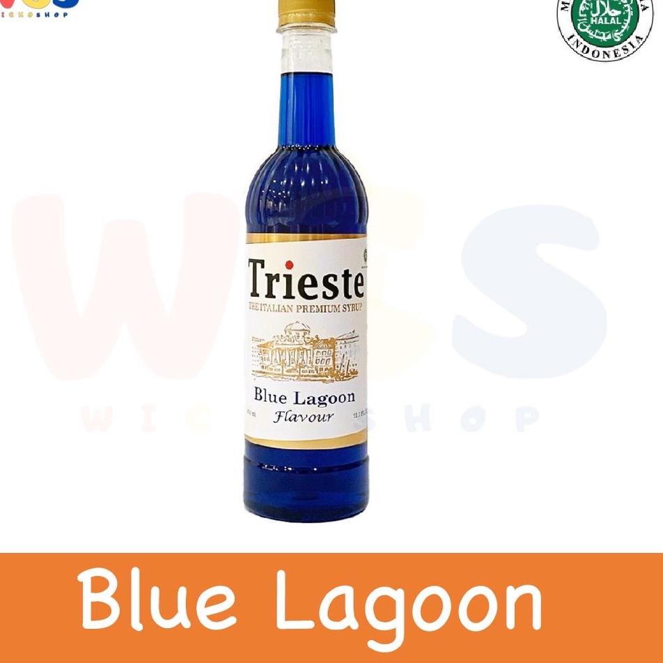 

[PRODUK Q0CZO] Trieste Syrup Premium Blue Lagoon Flavored Syrup 650ml VN9