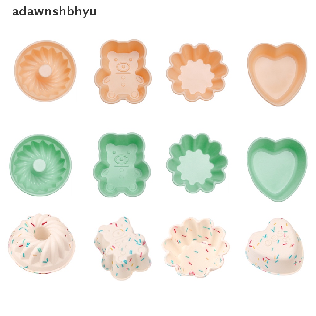 Adawnshbhyu Cetakan Kue Silikon Lucu Muffin Cupcake Dapur Baking Mold DIY Cake Tools ID