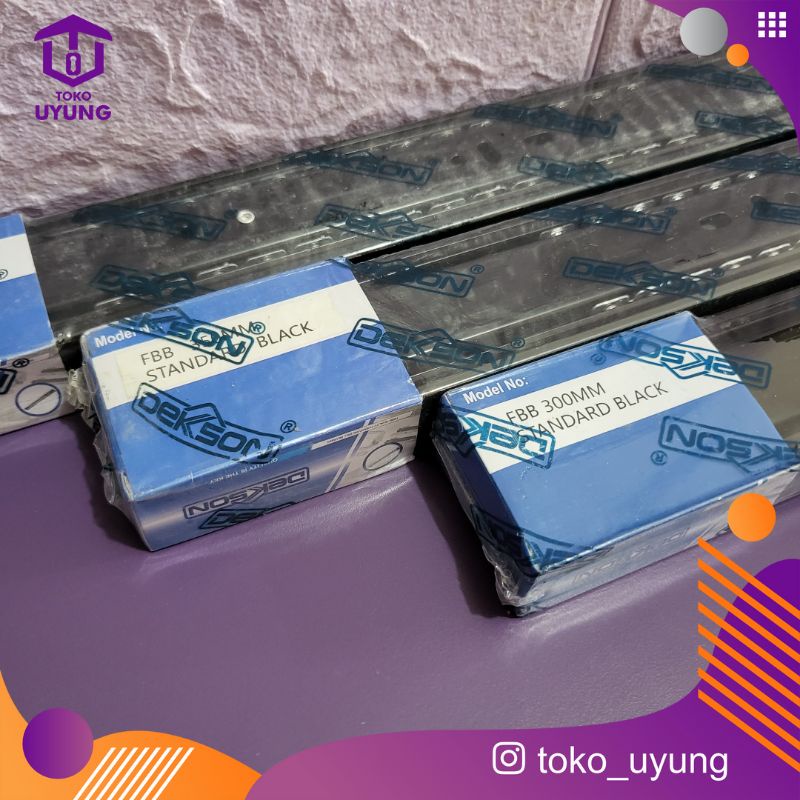 Rel Laci Dekson Hitam Full Extention Rel laci dekkson rel laci hitam rel laci standard hitam