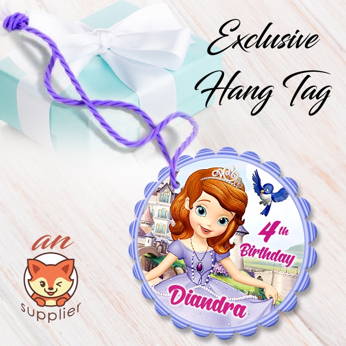 SOFIA 2-2 HANG TAG THANK YOU CARD ULTAH / ULANG TAHUN