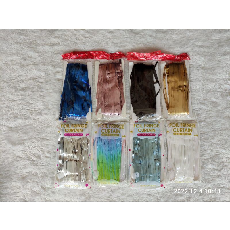 Tirai Foil Doff / Foil Curtain glossy / Tirai Foil Rumbai /Backdrop Foil